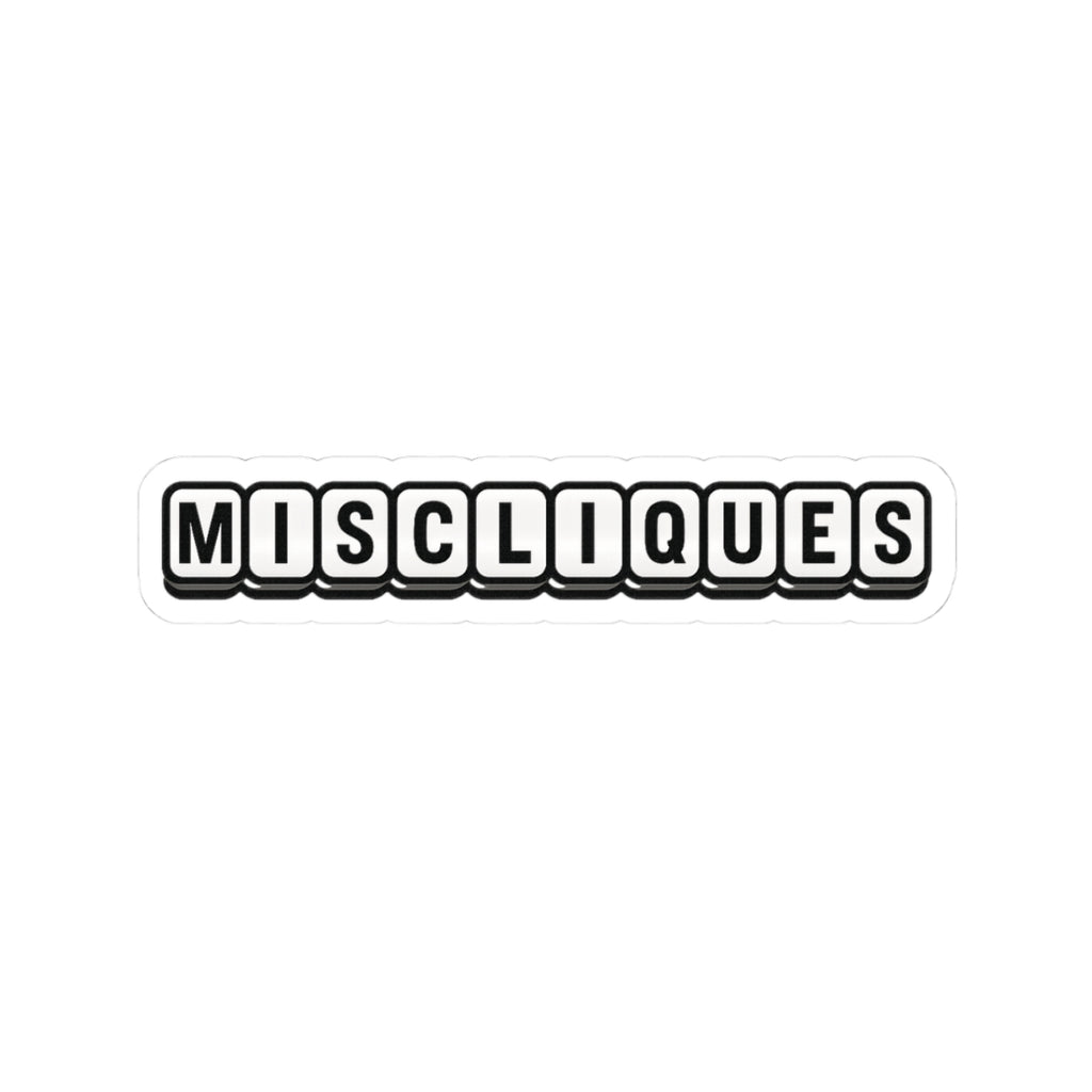 Miscliques Laptop Sticker